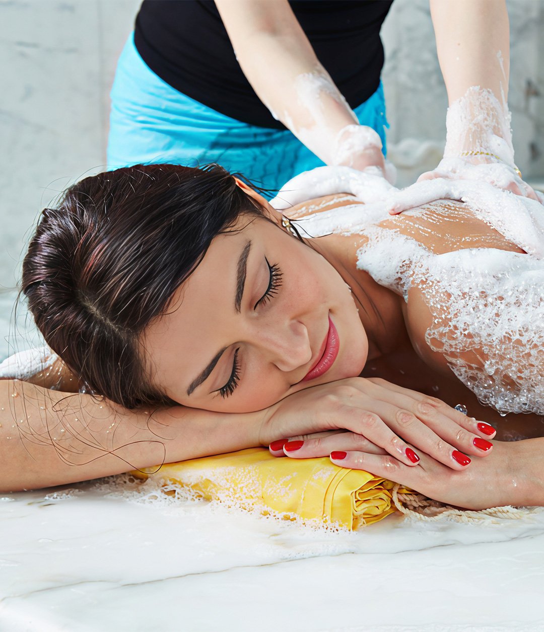 Crystal Palace Spa London treatment room with luxury decor and peaceful lighting